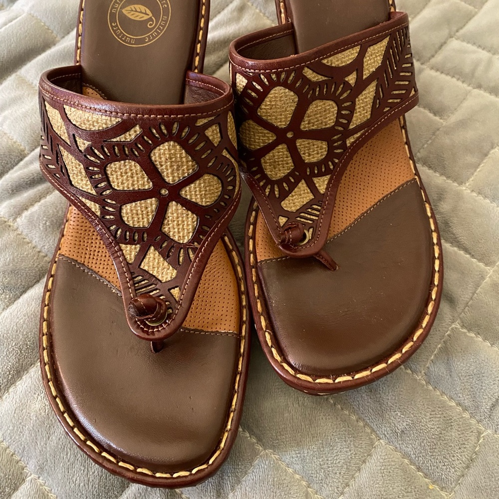 Nurture Jenny Rust Wedge Thong 9